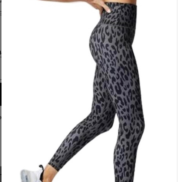 Carbon38 Pants - Carbon38 high waisted gray Cheetah Leggings